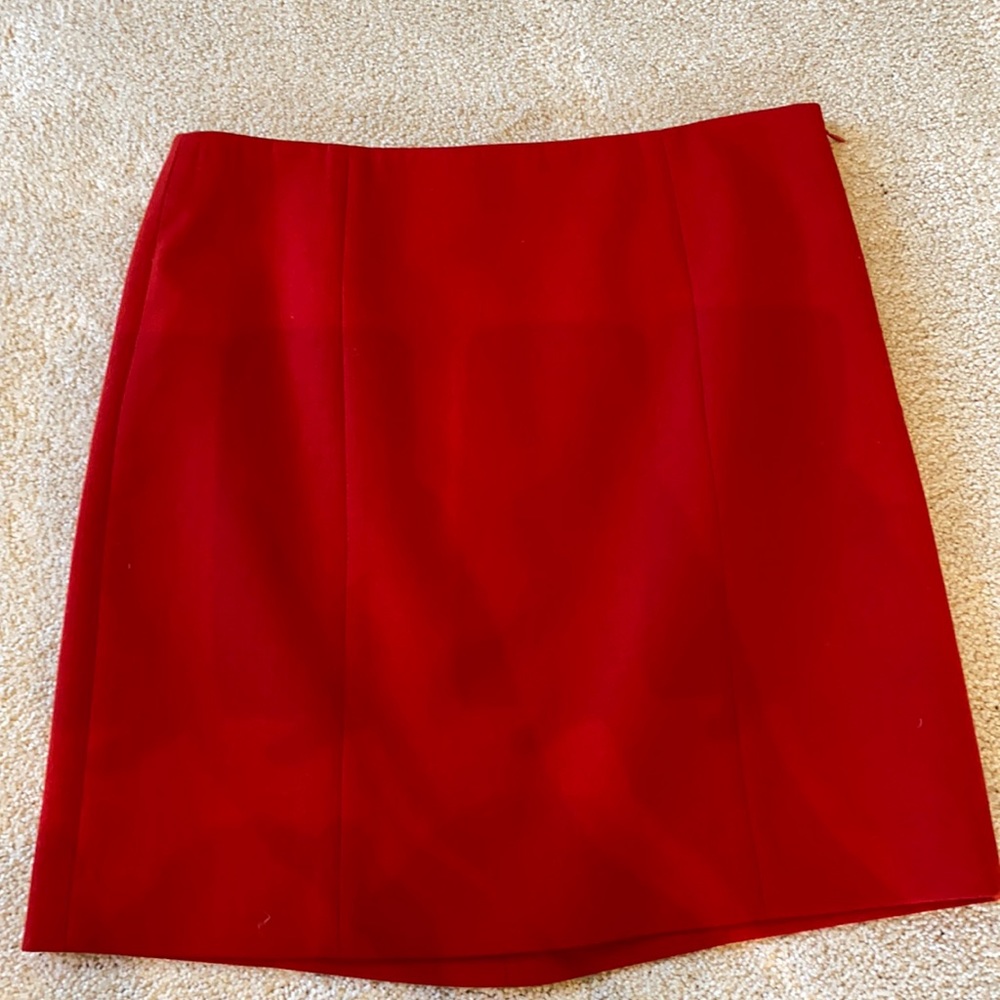 Red Mini Skirt (size 2)